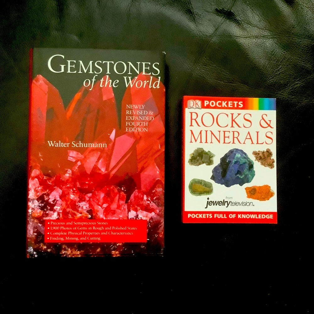 Set of Two Books on Gemstones, Rocks and Minerals